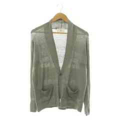 アーバンリサーチ サニーレーベル URBAN RESEARCH Sonny Label カーディガン 深V リネン 長袖 M グレー /HS ■GY70のサムネイル