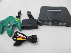 中古品 ゲーム NINTENDO 64 本体 NUS-001 メモリー拡張パック付き 動作品のサムネイル