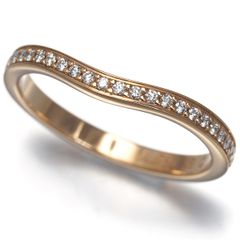 カルティエ リング ダイヤ ダイヤモンド バレリーナ ウェディング ハーフエタニティ 49号 K18PG #199584