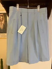 (新品) メゾンキツネ コットン リネン ブレンド タック ハーフパンツ (42サイズ)のサムネイル