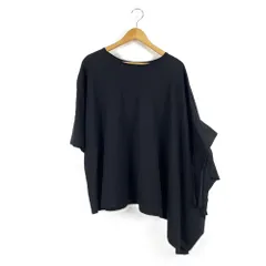 Y'S　COMPOSITION-SEE　ATTACHED　LABEL　ワイズ　ヨウジヤマモト　YG-T26-070　アシンメトリー　変形　カットソー　Tシャツ　サイズ2　ブラックのサムネイル