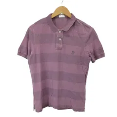 ブルネロクチネリ BRUNELLO CUCINELLI ポロシャツ S 紫 パープル ボーダー柄 半袖 /NP ■GY62のサムネイル