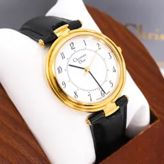 稼働 Christian Dior 腕時計 ゴールド ラウンド 外箱 3902のサムネイル