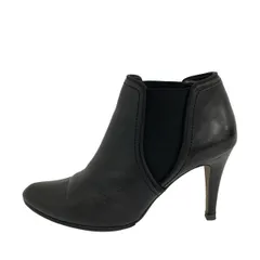 LANVIN COLLECTION(ランバンコレクション) ショートブーツ 23 1/2 レディース美品  黒 アウトソール張替済/サイドゴア レザーのサムネイル