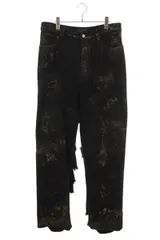 バレンシアガ  23SS  745248 TBP47 デストロイ加工バギーデニムパンツ メンズ Sのサムネイル