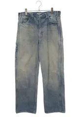 オーラリー  SELVEDGE FADED HEAVY DENIM PAINTER PANTS フェードペインターデニムパンツ メンズ 4のサムネイル