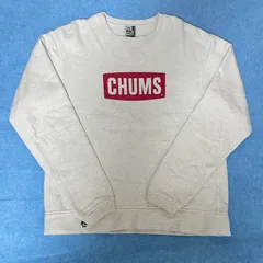 (b5610)CHUMS スウェット トレーナー プリント 白チャムス　Mのサムネイル
