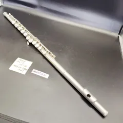 パール Pearl フルート NC-96 日本製 MADE IN JAPAN 管楽器 吹奏楽部 学生 初心者 オススメ 練習用 高級ブランド 丁寧な作り 鳴らしやすい 扱いやすい 音出し確認済み 本体 趣味の演奏 音楽教室 シルバー 銀色のサムネイル