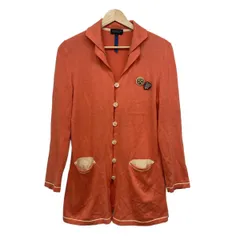 LANVIN COLLECTION(ランバンコレクション) カーディガン サイズ40 M レディース - ピンク×アイボリー 長袖のサムネイル