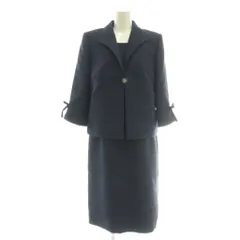 ピエールカルダン Pierre Cardin ジャケット ワンピース セットアップ ノースリーブ リネン混 9 ネイビー /CX ■GY99のサムネイル