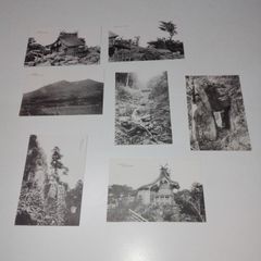 【絵葉書】『筑波名所』風景写真 7枚セット 昭和レトロ コレクション