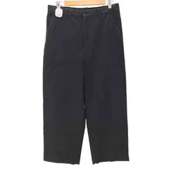 コムデギャルソンオム COMME des GARCONS HOMME 24AW AD2024 Wide Leg Pants 後染め コットン ワイドレッグ ブラック チノ トラウザー パンツ メンズ JPN：M のサムネイル