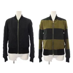 ドリスヴァンノッテン DRIES VAN NOTEN リバーシブル ブルゾン ジップアップジャケット XS カーキ ブラック /KHのサムネイル