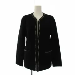セオリーリュクス theory luxe 23AW splendo 3 vick ノーカラージャケット ニット ツイード 38 黒 03-3403735 /BMのサムネイル