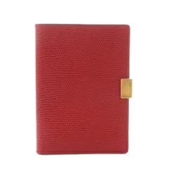 スマイソン SMYTHSON トラベルオーガナイザー パスポートケース 型押しレザー 赤 レッド /KUのサムネイル