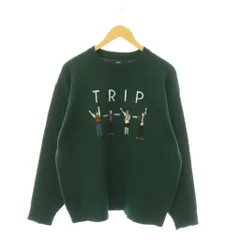 シップス SHIPS colors ニット セーター 長袖 L ダークグリーン マルチカラー /ES ■KCのサムネイル
