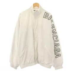 バレンシアガ BALENCIAGA 24SS TRACKSUIT JACKET トラックスーツジャケット ブルゾン ロゴ S 白 768920 TIV079 /KH ■MUのサムネイル