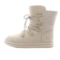 アグ オーストラリア UGG australia W LODGE レースアップ ムートンブーツ ショート 24cm グレーのサムネイル