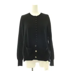 サカイ sacai ウールクルーネックカーディガン バック切替 長袖 1 黒 ブラック 18-03994 /HS ■OS のサムネイル