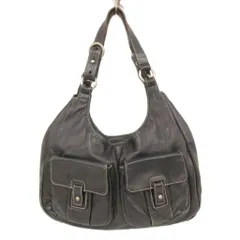 ローレンラルフローレン LAUREN RALPH LAUREN トートバッグ ワンショルダー 黒 ブラック フラップポケット ホーボー型 /NU ■GY99のサムネイル