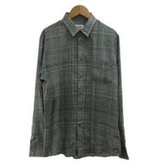 メゾンマルジェラ Maison Margiela REPLICA シャツ 絹 シルク 44 マルチカラー チェック柄 レギュラーカラー 長袖 /PP ■GY5のサムネイル