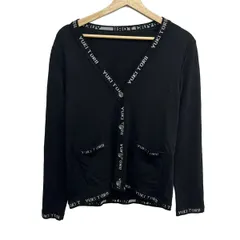 YUKITORII(ユキトリイ) カーディガン サイズ38 M レディース 黒のサムネイル