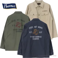[30%OFF] フェローズ PHERROW'S ファティーグシャツジャケット 25S-PAAFJ1 メンズ 日本製 ミリタリー カスタム [返品・交換不可]のサムネイル