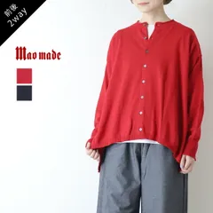 [40%OFF] マオメイド mao made やわらかコットン2WAYテントラインヘンリーネックプルオーバー 611110 ニット カーディガン 羽織 長袖 ウォッシャブル レディース 2026春夏 [返品・交換不可]のサムネイル