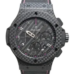 世界100本限定 HUBLOT ビッグバン カーボン ウーマニティ Ref.301.QX.1749.GR.WTY16 中古品 ブラック レディース 腕時計のサムネイル