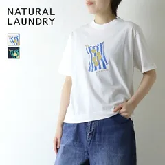 [30%OFF] ナチュラルランドリー NATURAL LAUNDRY カラー天竺 モーニングプリントTシャツ 7262C-033 日本製 半袖 トップス レディース 2026春夏 [返品・交換不可] [メール便可]のサムネイル