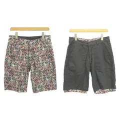 エルエイチピー  ハーフパンツ M マルチカラー ペイズリー柄 無地 リバーシブル仕様 /AY ■GY99のサムネイル
