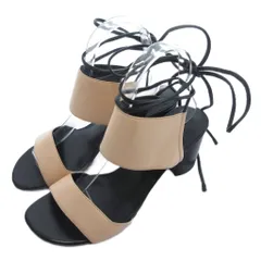 3.1 フィリップリム 3.1 phillip lim アンクルストラップ サンダル 靴 シューズ 37 レースアップ レザー ベージュ /NU ■GY44のサムネイル