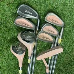 MIZUNO ミズノ Miladi Polborn レディース ゴルフクラブ 8本セット FLEX L DYNA FLEX 8300 1W 3W 5・7・9・SW アイアン パター 初心者 入門 女性用 ゴルフセット ピンク シルバーのサムネイル