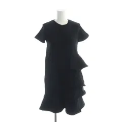 マルニ MARNI M01043 24SS Frill Dress ワンピース ロング フリル 半袖 12 黒 ブラック ■GY44 /MQのサムネイル