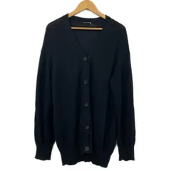 DEUXIEME CLASSE(ドゥーズィエム) カーディガン レディース美品  - 黒 長袖/麻混/ビッグシルエット/シアーのサムネイル