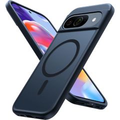 【米軍規格・Magsafe対応】TORRAS Google Pixel 9/9 Pro 用 ケース マグネット搭載 耐衝撃 半透明 指紋防止 マット感 黄変防止 マグセーフ対応 ピクセル カバー Guardian-Mag ブラックe