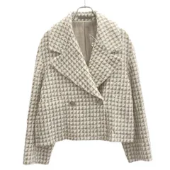 theory luxe セオリーリュクス 23AW DERBY TWEED RALA ツイードダブルジャケット 03-3304115 ベージュ 38のサムネイル