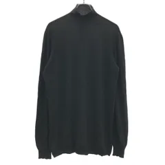 Rick Owens リックオウエンス 17SS カシミヤモックネックニットセーター RU17S9626-WS ブラック Fのサムネイル