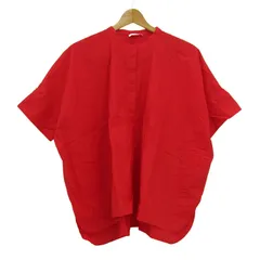 コス チュニック シャツ トップス バンドカラー 半袖 レディース EUR Sサイズ レッド COS 【中古】のサムネイル