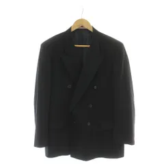 ジバンシィ GIVENCHY テーラードジャケット ダブル 背抜き ブラック /DF ■GY50のサムネイル
