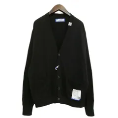 ミハラヤスヒロ MIHARA YASUHIRO in・stru(men-tal). I16CD591 ハイゲージ ニット カーディガン コットン カシミヤ 46 ブラックのサムネイル