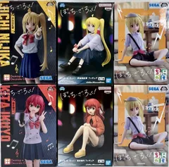 未開封、一部やや箱傷みあり　ぼっち・ざ・ろっく!  フィギュア 5種6個セット　まとめ売りのサムネイル