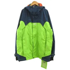 ヘリーハンセン HELLY HANSEN ジャケット スキーウエア スノボウエア  L ライトグリーン 紺 ネイビー オレンジ フード付き 長袖 ツートンカラー /NP ■ECC007のサムネイル