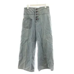 マークジェイコブス MARC JACOBS デニムパンツ ジーンズ ジーパン Gパン ワイド ボタンフライ 25 水色 ライトブルー M4006921 /AN ■ECC007のサムネイル