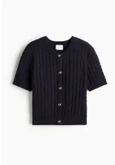 H&M ネイビ— ケ—ブル 半袖 XLのサムネイル