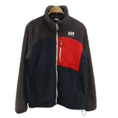 ヘリーハンセン HELLY HANSEN グラヴダルジャケット Gravdal Jacket フリースジャケット L グレー 赤 レッド 紺 ネイビー 切り替えデザイン ハイネック 長袖 HO51606 /SH ■ECC007のサムネイル