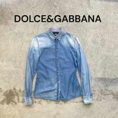DOLCE&GABBANA D&G ドルチェ アンド ガッパーナ  デニムシャツ ウォッシュ加工 40サイズのサムネイル