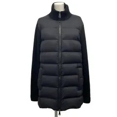 MONCLER(モンクレール) ダウンジャケット サイズL レディース CARDIGAN TRICOT 黒 長袖/ニット/秋/冬 ウール、ダウンのサムネイル