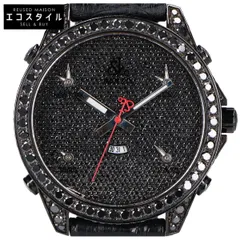 JACOB&CO.　ジェイコブ　JC-130D ファイブ タイムゾーン ブラックダイヤベゼル QZ　-のサムネイル