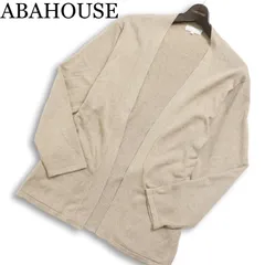 ABAHOUSE アバハウス 秋冬★ ニット カーディガン ガウン 羽織り Sz.46 メンズのサムネイル